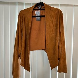 NWT CITY CHIC cropped blazer size XXL (size 24) color toffee $10